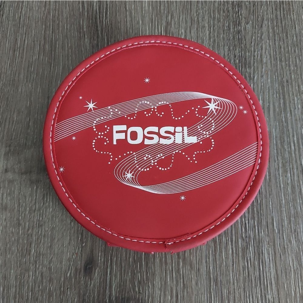 Fossil Red Round Case